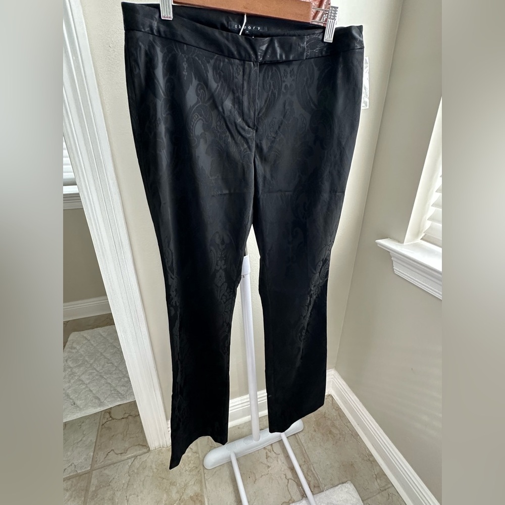 Black Patterned Pants, Theory, 12